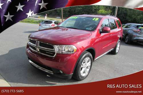 2013 DODGE DURANGO 4X4 3RD ROW CLAEN (ALL CREDIT OK) - cars & trucks... for sale in Linden, PA