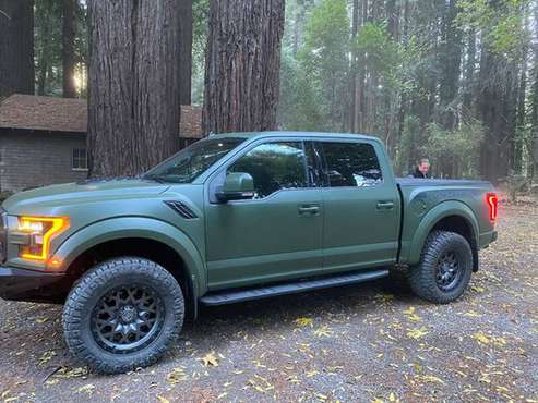 ONE OF A KING RAPTOR with MILITARY GREEN "WRAP" over white - cars &... for sale in San Carlos, CA