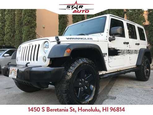 AUTO DEALS**2015 Jeep Wrangler Unlimited Sport SUV 4D** - cars &... for sale in Honolulu, HI