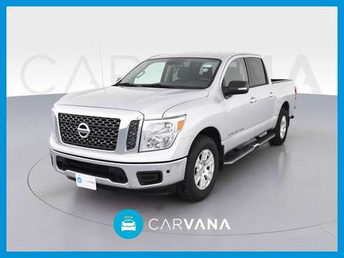 2018 Nissan Titan Crew Cab SV Pickup 4D 5 1/2 ft pickup Silver for sale in Lewisville, TX