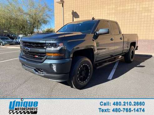 EXTRA CLEAN LOW MILES 2017 CHEVROLET SILVERADO LT Z71 DOUBLE CAB 4X4... for sale in Tempe, CA