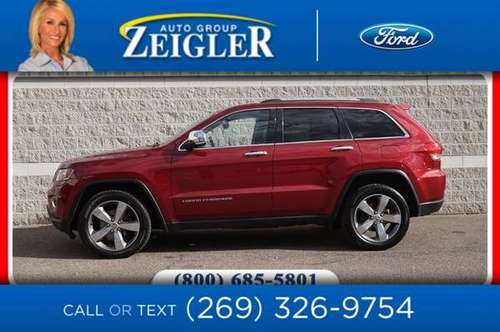 *2014* *Jeep* *Grand Cherokee* *Limited* - cars & trucks - by dealer... for sale in Plainwell, IN