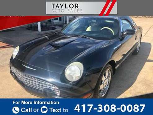 2005 Ford Thunderbird Deluxe 2dr Convertible Convertible Black -... for sale in Springdale, MO