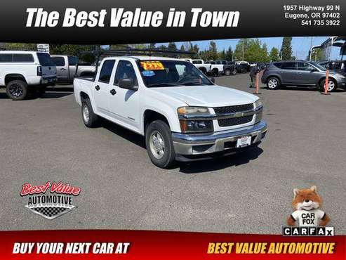 2004 Chevrolet Chevy Colorado Crew Cab LS Pickup 4D 5 1/4 ft - cars for sale in Eugene, OR