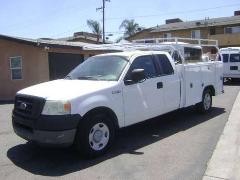 05 Ford F150 Extended Cab Utility Truck Ladder Rack Service Work Bed for sale in Corona, CA
