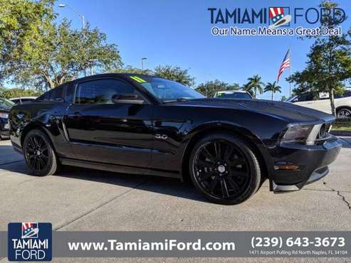 2011 Ford Mustang Black SEE IT TODAY! for sale in Naples, FL