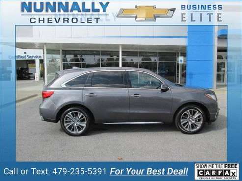 2017 Acura MDX 3.5L suv Gray - cars & trucks - by dealer - vehicle... for sale in Bentonville, AR