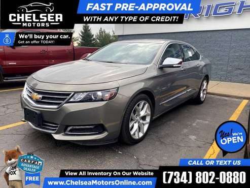 361/mo - 2018 Chevrolet Impala Premier 2LZ 2 LZ 2-LZ - Easy for sale in Chelsea, OH