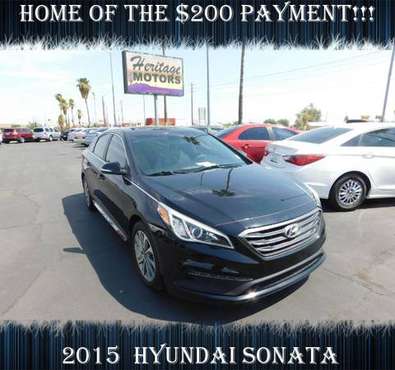 2015 Hyundai Sonata BANK FINANCE AVAILABLE!! - cars & trucks - by... for sale in Casa Grande, AZ