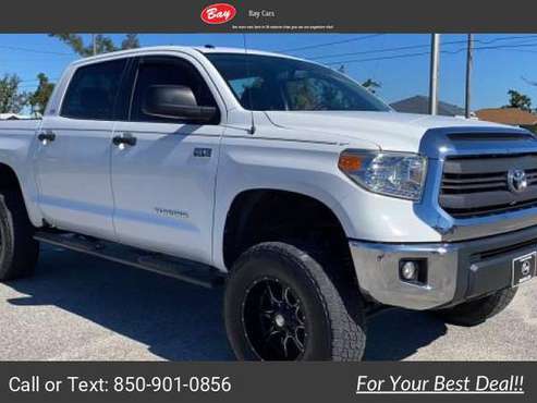 2015 Toyota Tundra 4WD Truck SR5 pickup White - cars & trucks - by... for sale in Panama City, FL