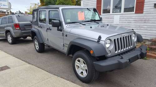 2014 JEEP WRAGLER SPORT UNLIMITED for sale in Franklin, MA