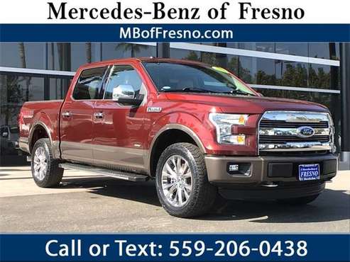 2016 Ford F-150 Lariat Crew Cab 4x4 Only 33k Miles - cars & trucks -... for sale in Fresno, CA