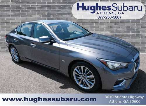 2018 *INFINITI* *Q50* *3.0t LUXE RWD* Graphite Shado for sale in Athens, GA