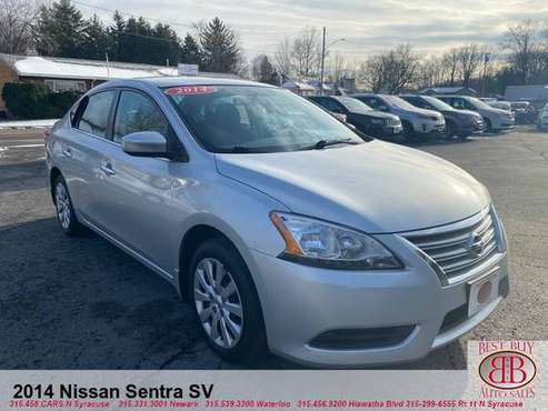 2014 NISSAN SENTRA SV! APPLY ONLINE TODAY FOR AN EASY APPROVAL!!! -... for sale in N SYRACUSE, NY