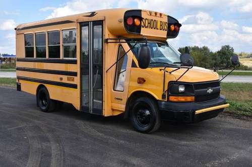 2006 Chevrolet 3500 6.6 Duramax Diesel Mini School Bus for sale in Kalamazoo, MI
