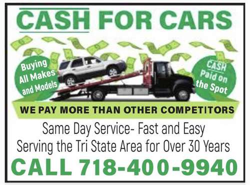 Cash 4 cars 1000 for you re junk car for sale in Yonkers, NY