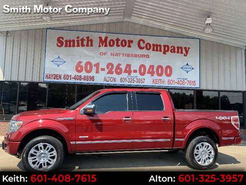 2013 Ford F-150 Platinum SuperCrew 5.5-ft. Bed 4WD for sale in Hattiesburg, MS