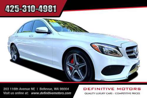 2018 Mercedes-Benz C-Class C 300 4MATIC AVAILABLE IN STOCK! for sale in Bellevue, WA
