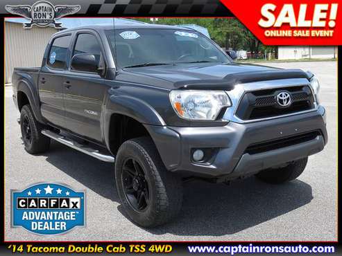 14 TOYOTA TACOMA DOUBLE CAB TSS 4X4 w/V6, Leather, Backup Cam for sale in Saraland, AL