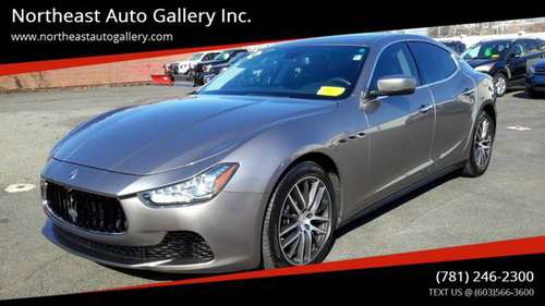 2014 Maserati Ghibli S Q4 AWD 4dr Sedan with - - by for sale in Wakefield, MA