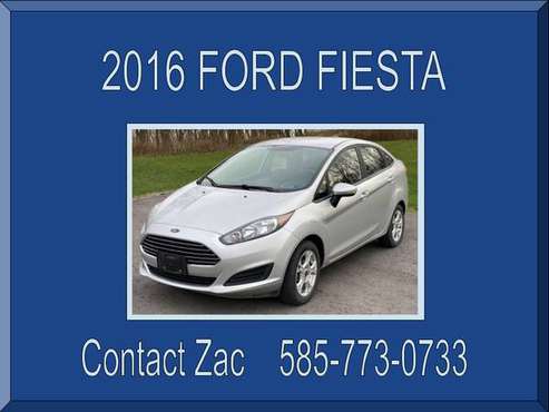 2016 FORD FIESTA SE 4 Door Sedan ~ LOW Miles!! - cars & trucks - by... for sale in Bloomfield, NY