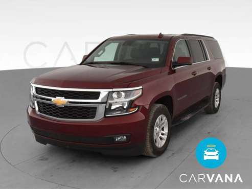 2020 Chevy Chevrolet Suburban LT Sport Utility 4D suv Red - FINANCE... for sale in San Francisco, CA