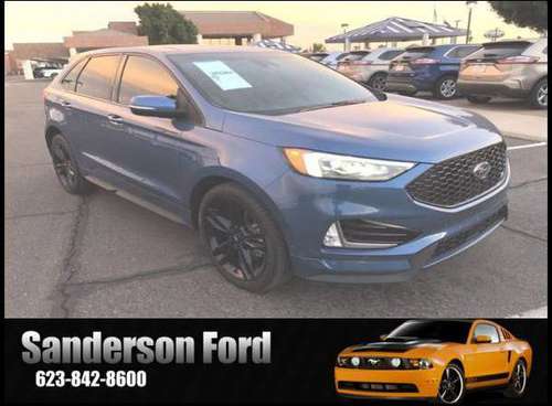 2019 Ford Edge ST Blue - cars & trucks - by dealer - vehicle... for sale in Glendale, AZ