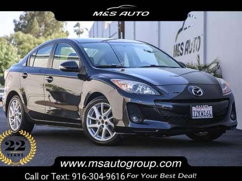 2012 Mazda Mazda3 s Touring sedan Black Mica - - by for sale in Sacramento , CA