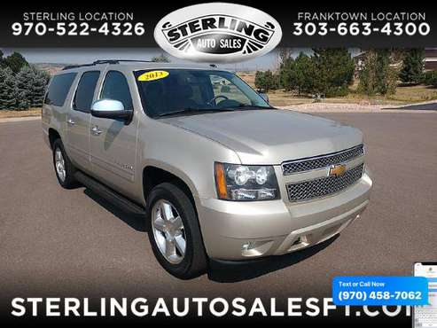 2013 Chevrolet Chevy Suburban 4WD 4dr 1500 LTZ - CALL/TEXT TODAY! -... for sale in Sterling, CO