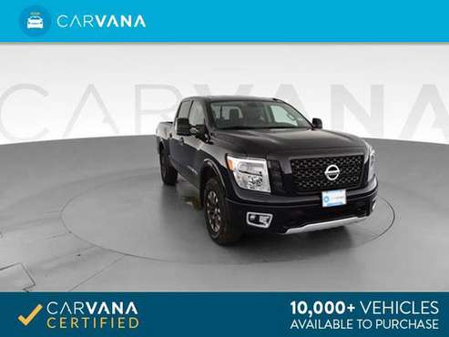 2018 Nissan Titan Crew Cab PRO-4X Pickup 4D 5 1/2 ft pickup Black - for sale in Chattanooga, TN