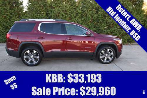 2017 GMC ACADIA SLT G1044A - cars & trucks - by dealer - vehicle... for sale in Morton, IL