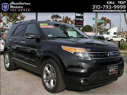2013 Ford Explorer 4WD 4dr Limited Bad Credit, No Credit, New... for sale in Lawndale, CA