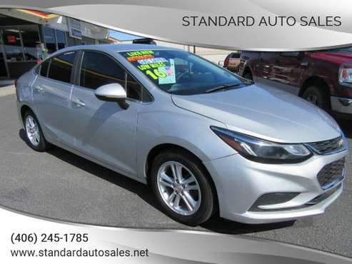 2016 Chevy Cruze LT 1 4L Turbo 4-Cylinder Gas Saver Only 61K for sale in Billings, MT