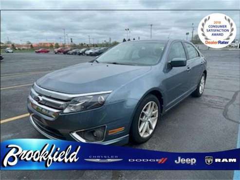 2012 Ford Fusion SEL sedan Silver Monthly Payment of for sale in Benton Harbor, MI