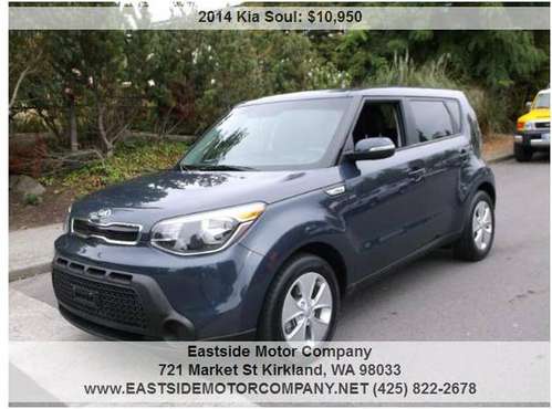 2014 KIA SOUL + AUTOMATIC--LOW MILES - cars & trucks - by dealer -... for sale in Kirkland, WA