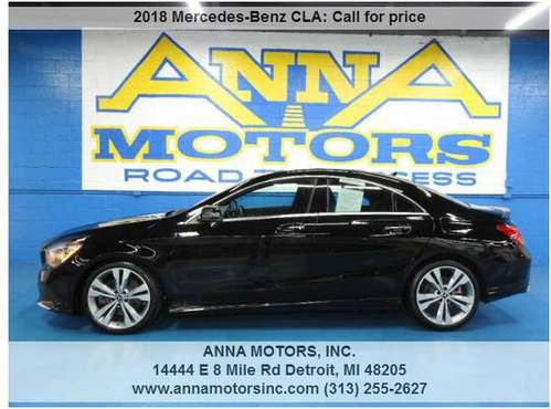2018 MERCEDES-BENZ CLA250 AWD,WE FINANCE YOU W/$995*DOWN-APPLY... for sale in Detroit, MI