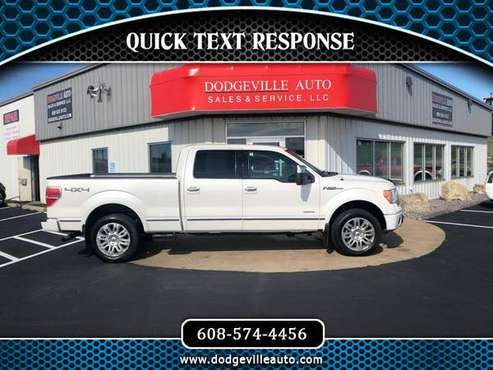 2012 Ford F-150 Platinum SuperCrew 5.5-ft. Bed 4WD for sale in Dodgeville, WI