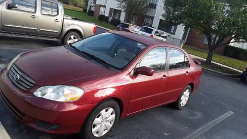 2002 Toyota Corolla ex.cond. - cars & trucks - by owner - vehicle... for sale in Greenville, NC