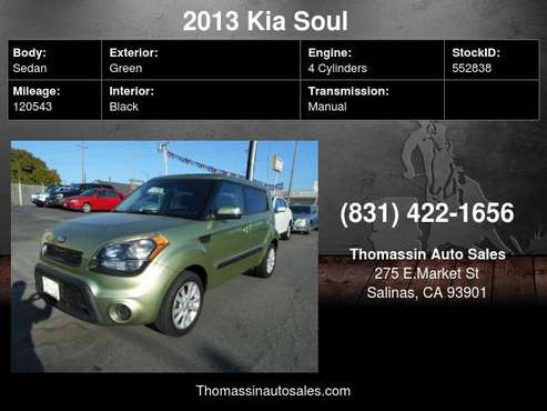 2013 Kia Soul 5dr Wgn Man - - by dealer - vehicle for sale in Salinas, CA