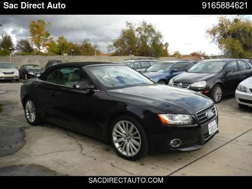 2010 Audi A5 Cabriolet PREMIUM PLUS 71K MILES ONLY CLEAN TITLE CLEAN... for sale in Sacramento , CA