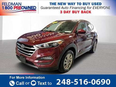 2018 *Hyundai* *Tucson* SEL suv Ruby for sale in Waterford Township, MI
