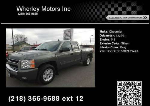 2011 Chevrolet Chevy Silverado 1500 LT - cars & trucks - by dealer -... for sale in International Falls, MN