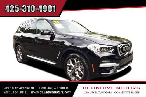2021 BMW X3 xDrive30i X-LINE AVAILABLE IN STOCK! SALE! - cars for sale in Bellevue, WA