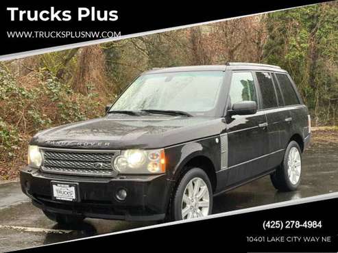 2008 Land Rover Range Rover 4x4 4WD Supercharged 4dr SUV - cars & for sale in Seattle, WA
