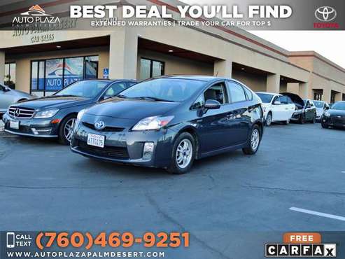 2011 Toyota Prius VI with Solar Roof 247/mo with Service Records for sale in Palm Desert , CA