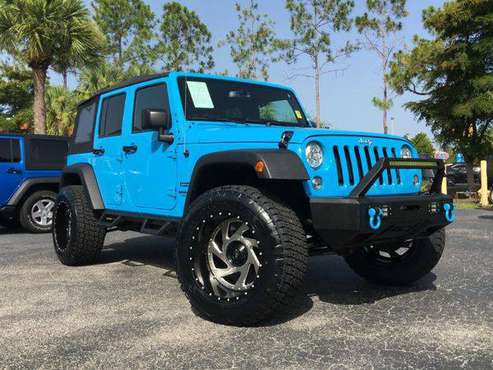 2017 Jeep Wrangler Unlimited Sport 4WD Sale Priced for sale in Fort Myers, FL