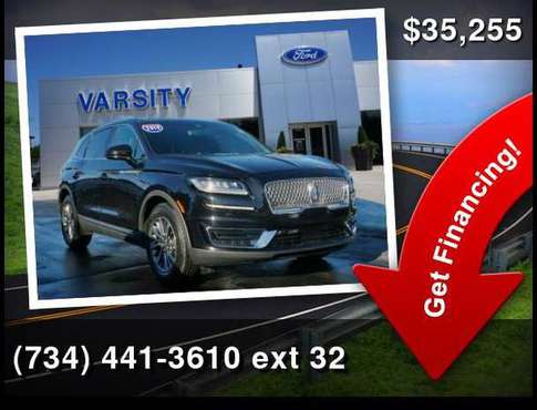 2019 Lincoln Nautilus Select - cars & trucks - by dealer - vehicle... for sale in Ann Arbor, MI
