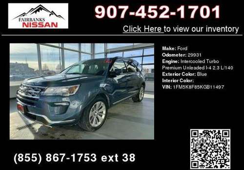 2019 Ford Explorer Limited - cars & trucks - by dealer - vehicle... for sale in Fairbanks, AK
