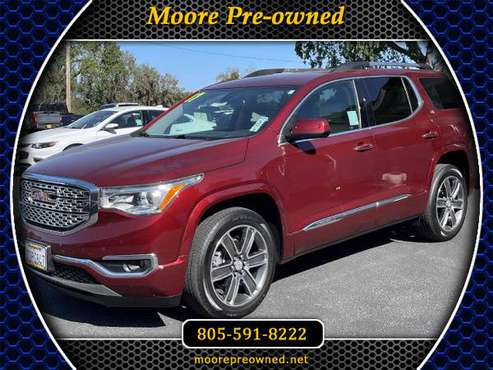 2017 GMC Acadia AWD 4dr Denali - - by dealer - vehicle for sale in Atascadero, CA