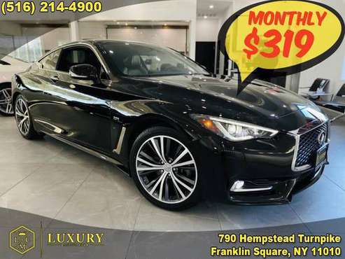 2017 INFINITI Q60 2.0t AWD 319 / MO - cars & trucks - by dealer -... for sale in Franklin Square, NJ